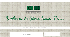 Desktop Screenshot of glasshousepress.com